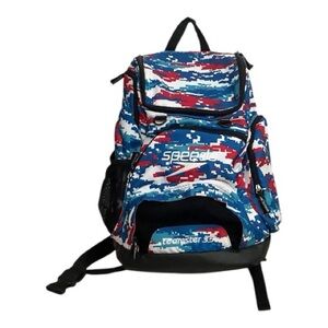 Speedo Teamster 35L Red White and Blue Camo Backpack